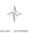 vector illustration of a chrome image 125540882