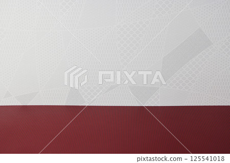 Japanese pattern background_white wall and red ground 125541018