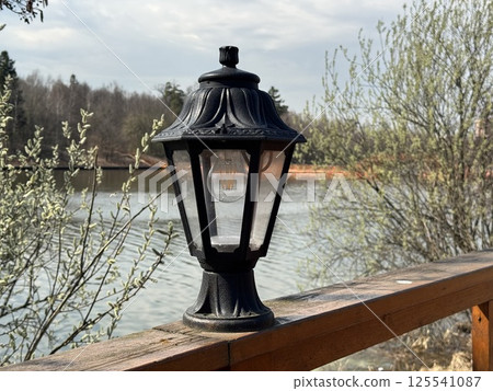 Black lantern in the park 125541087