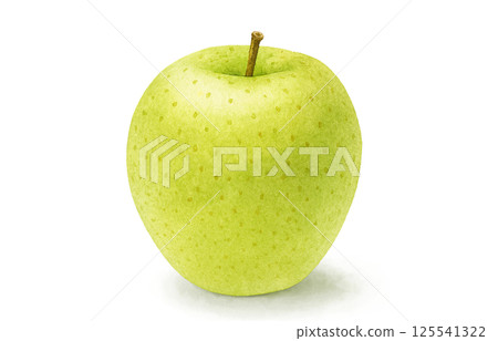 蘋果插畫水彩蘋果 125541322