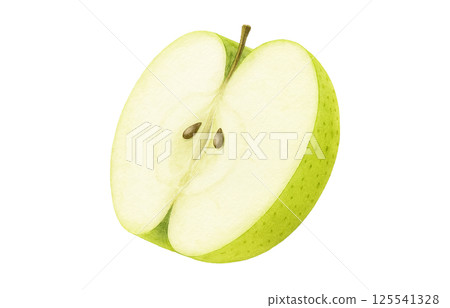 蘋果插畫水彩蘋果 125541328