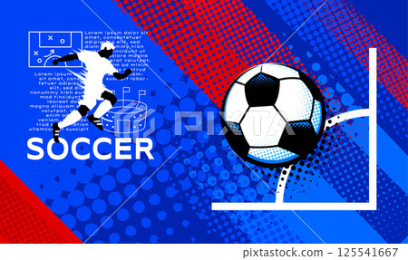 Soccer banner, Football template banner , Sport layout design 125541667