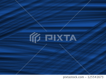 Blue intricate line stripes 125541673