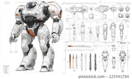 Future robot Future robot 125541784