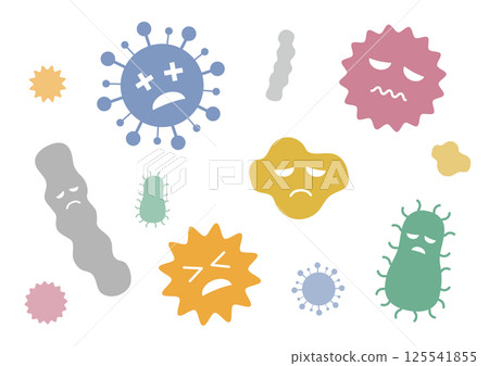 各種弱化細菌的插圖 125541855