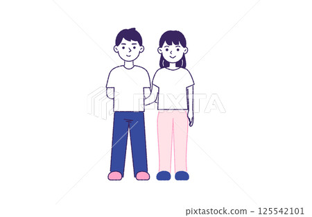 男女情侶全身 125542101