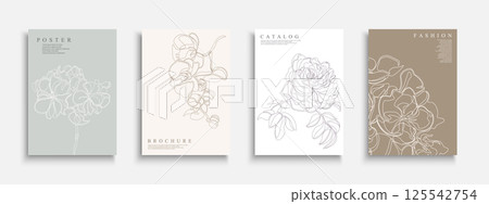 Collection of drawing delicate floral covers, templates, placards, brochures, banners, flyers. Color beautiful backgrounds, posters, invitation. Elegant cards with creative hand drawn flowers Collection of drawing delicate floral covers, templates, placards, brochures, banners, flyers. Color beautiful backgrounds, posters, invitation. Elegant cards with creative hand drawn flowers 125542754