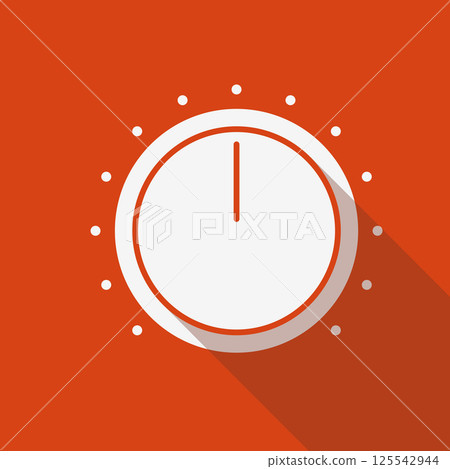 Adjustment sound vector icon in flat style with long shadow Adjustment sound vector icon in flat style with long shadow 125542944