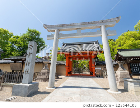 兵庫縣西宮市西宮惠比壽正門（西宮神社） 125544103