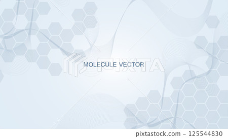 Abstract technology connect background lines and dots with hexagons. Modern hexagons technology concept design background. Vector illustration. Abstract technology connect background lines and dots with hexagons. Modern hexagons technology concept design background. Vector illustration. 125544830