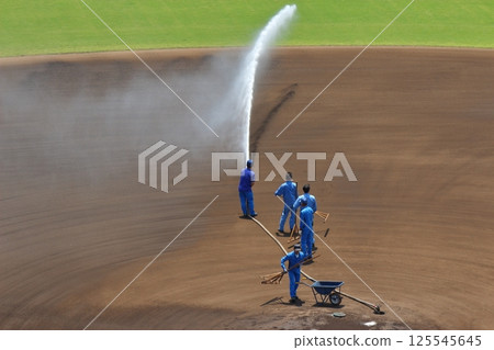 [愛媛郡松山市]少佐球場場地準備 125545645