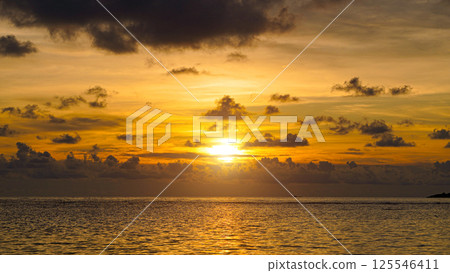 Summer closeup sunset sea sky landscape. Summer closeup sunset sea sky landscape. 125546411
