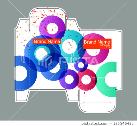 Drug box concept vector illustration Drug box concept vector illustration 125546483