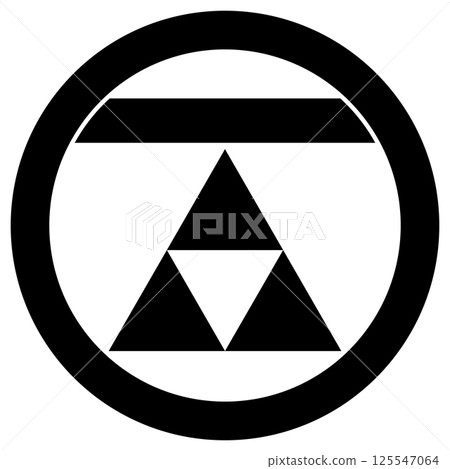 This is the family crest. It is a circle with one line and three scales. This is the family crest. It is a circle with one line and three scales. 125547064