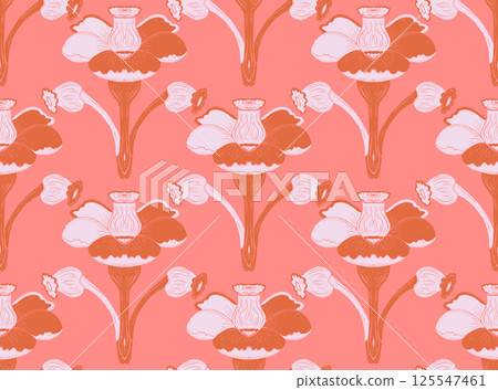 seamless pattern with flamingo seamless pattern with flamingo 125547461