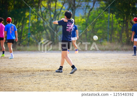 Soccer Rugby Club Stretch 125548392