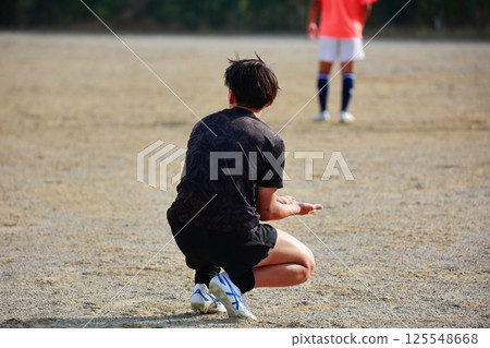 足球橄欖球俱樂部伸展運動 足球橄欖球俱樂部伸展運動 125548668