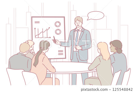 Setting for Professional Business Meetings and Presentations for Optimal Engagement and Success 125548842