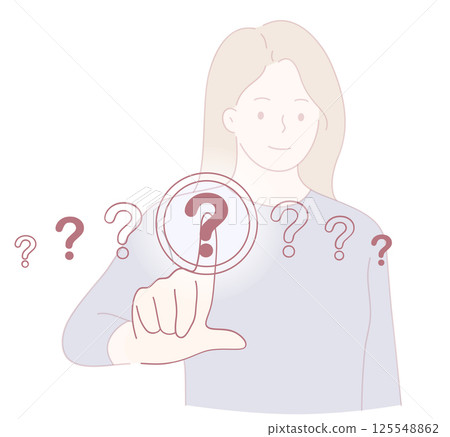 A Thoughtful and Curious Woman Engaging in Deep Questioning of Various Concepts and Ideas A Thoughtful and Curious Woman Engaging in Deep Questioning of Various Concepts and Ideas 125548862