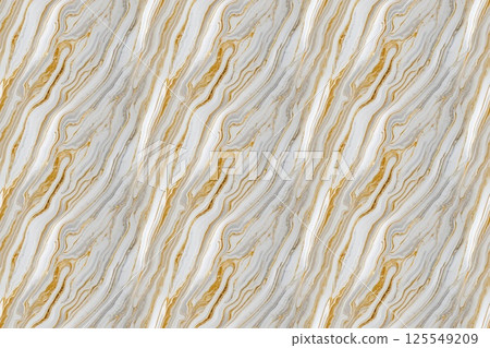 Seamless Abstract Gold Marble 125549209