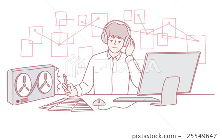 A Professional Media Stocker Expert in Analyzing Insights Derived from Data Trends and Patterns 125549647