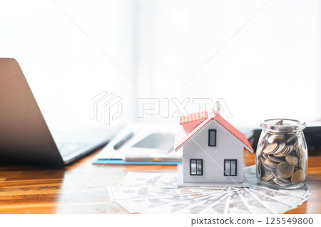 Mortgage loan enables individuals to buy home, turning rental expenses into wise investment, property ownership generates rental income and fosters financial stability through contractual agreement. 125549800