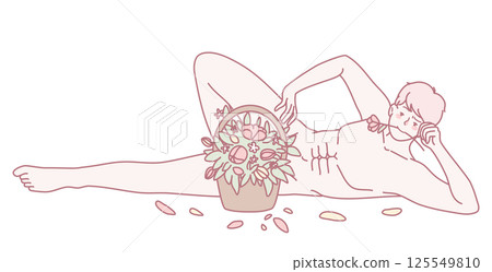 A Creative and Artistic Representation that Celebrates the Floral Beauty and Anatomy 125549810