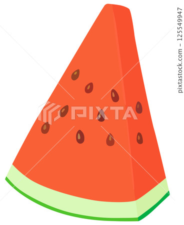 切割的西瓜向量素材插圖 125549947