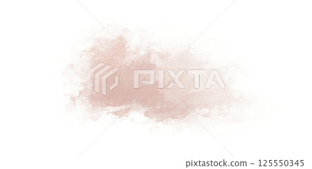 Abstract watercolor dusty pink color spot on transparent background in pastel technique for postcards, websites, invitations, flyers, packaging products, patterns, any composition. 125550345