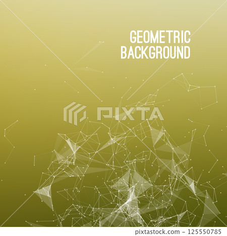 Geometric Abstract mesh background with circles and lines. Vector illustration. Geometric Abstract mesh background with circles and lines. Vector illustration. 125550785