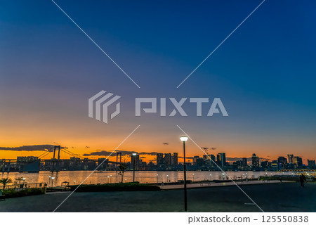 Cityscape of Koto-ku, Tokyo Toyosu Gururi Park 125550838