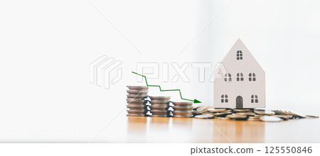 Low mortgage rate encouraged investment in the housing market, with arrows pointing to increased money flow and business growth in finance and loans. rate, investment, money, mortgage, house. Low mortgage rate encouraged investment in the housing market, with arrows pointing to increased money flow and business growth in finance and loans. rate, investment, money, mortgage, house. 125550846