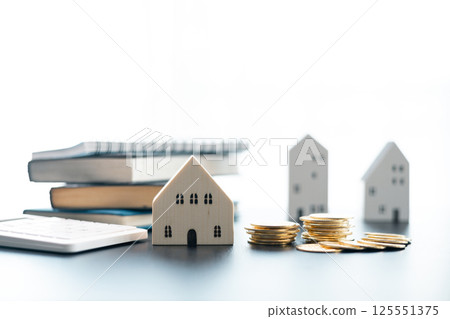 Concept of mortgage involves securing loan to finance purchase of property, allowing individuals to invest in house and potentially grow business through home ownership. loan, finance, home, money. Concept of mortgage involves securing loan to finance purchase of property, allowing individuals to invest in house and potentially grow business through home ownership. loan, finance, home, money. 125551375