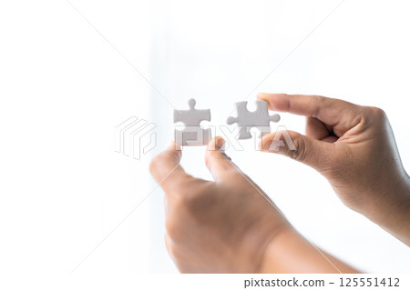 Developing strategic approach to each challenge in business is like piecing together jigsaw puzzle, solution fits into place with careful planning and steady hand, ultimately leading to success. 125551412