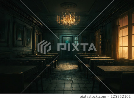 恐怖背景素材(餐廳) 恐怖背景素材(餐廳) 125552101