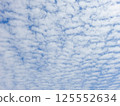 Blue sky and cloud pattern 125552634