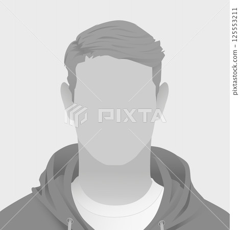 Faceless Male Avatar in Hoodie Illustration Faceless Male Avatar in Hoodie Illustration 125553211