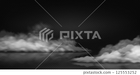 Realistic Smoke or Fog Transparent Overlay Realistic Smoke or Fog Transparent Overlay 125553252