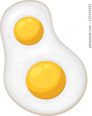 Double Sunny-Side Up Eggs 125554283