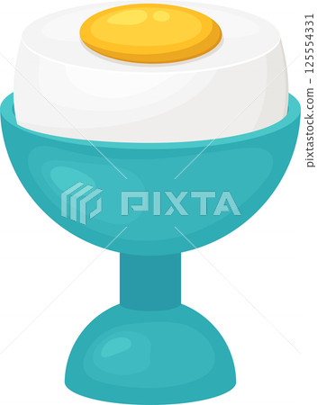 Boiled Egg in Egg Cup Boiled Egg in Egg Cup 125554331