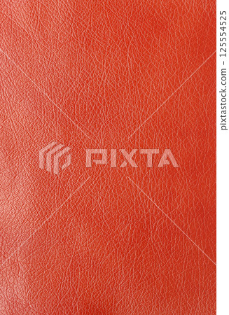 Texture of genuine leather, artificial leatherette brown background 125554525