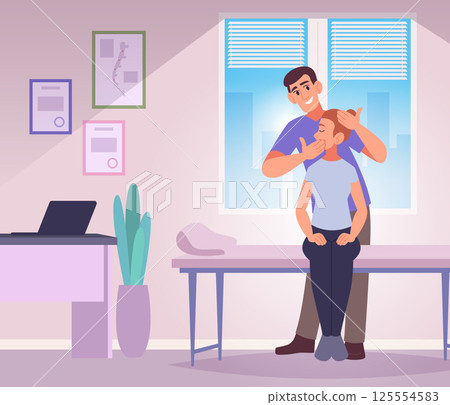 Manual therapy. special procedures in doctor cabinet 125554583