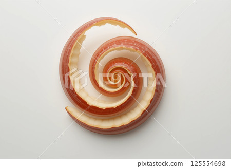 sweet dessert with tart isolated 125554698