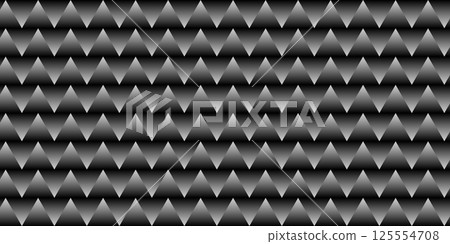Dark black geometric grid background. Modern dark abstract vector texture. 125554708