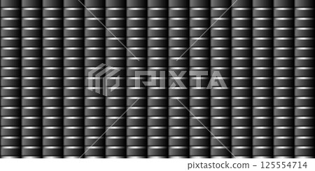 Dark black geometric grid background. Modern dark abstract vector texture. 125554714