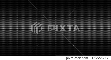 Dark black geometric grid background. Modern dark abstract vector texture. 125554717