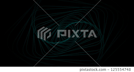 Dark black geometric grid background. Modern dark abstract vector texture. 125554748