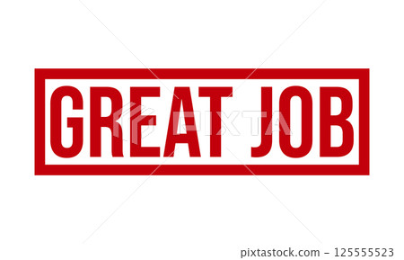 Great Job Rubber Stamp Seal Vector Great Job Rubber Stamp Seal Vector 125555523