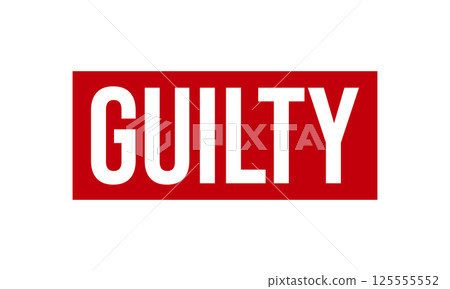 Guilty Rubber Stamp Seal Vector Guilty Rubber Stamp Seal Vector 125555552