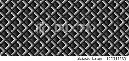Dark black geometric grid background. Modern dark abstract vector texture. Dark black geometric grid background. Modern dark abstract vector texture. 125555583